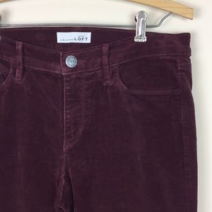 Ann Taylor LOFT - Modern Skinny Velvet Cord Pants